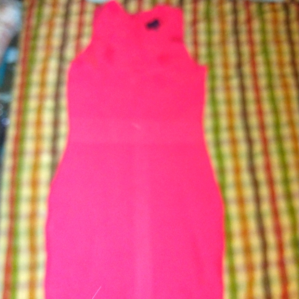Bodycon pinkish coralish dress